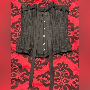 NWT BURLESK Corset Black Corset Top